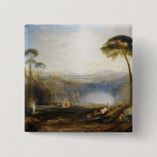 William Turner - The Golden Bough 15 Cm Square Badge