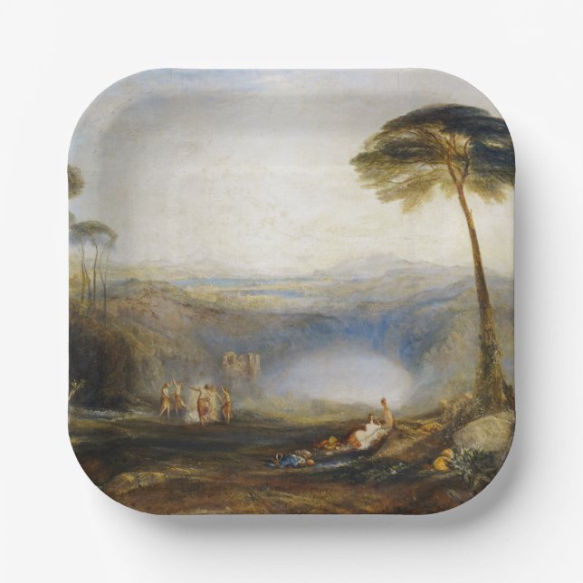 William Turner - The Golden Bough Paper Plate (Front)