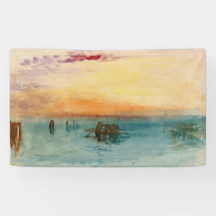 William Turner - The Lagoon near Venice at Sunset Banner