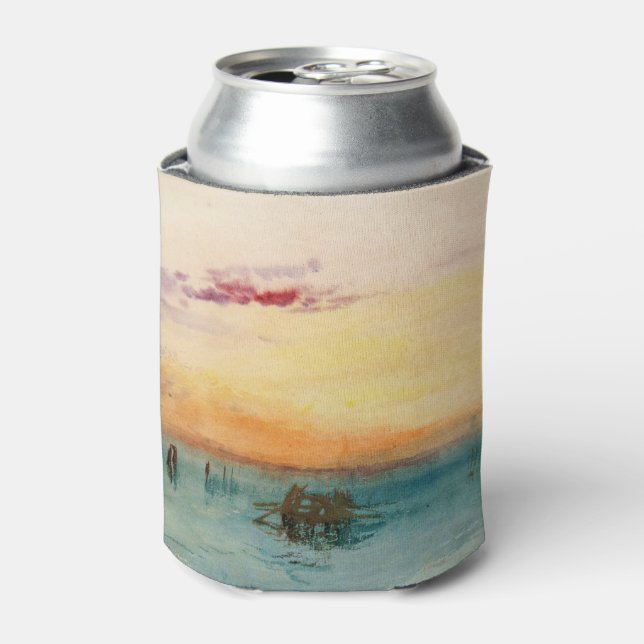 William Turner - The Lagoon near Venice at Sunset Can Cooler (Can Front)