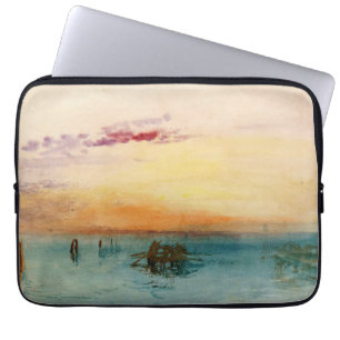 William Turner - The Lagoon near Venice at Sunset Laptop Sleeve