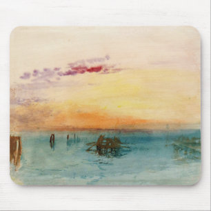 William Turner - The Lagoon near Venice at Sunset Mouse Mat