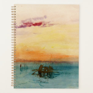 William Turner - The Lagoon near Venice at Sunset Planner