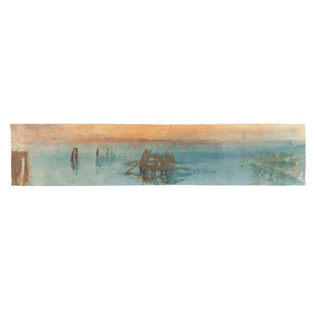 William Turner - The Lagoon near Venice at Sunset Short Table Runner (Horizontal)