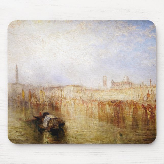 William Turner - Venice Quay, Ducal Palace Mouse Mat (Front)