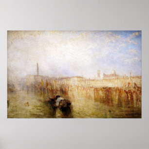 William Turner - Venice Quay, Ducal Palace Poster
