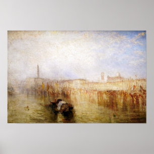 William Turner - Venice Quay, Ducal Palace Poster