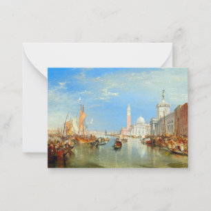 William Turner - Venice, The Dogana & San Giorgio Card