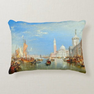 William Turner - Venice, The Dogana & San Giorgio Decorative Cushion
