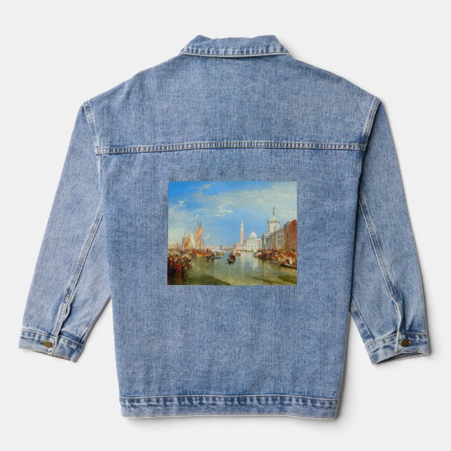 William Turner - Venice, The Dogana & San Giorgio Denim Jacket (Back)