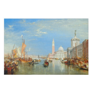 William Turner - Venice, The Dogana & San Giorgio Faux Canvas Print