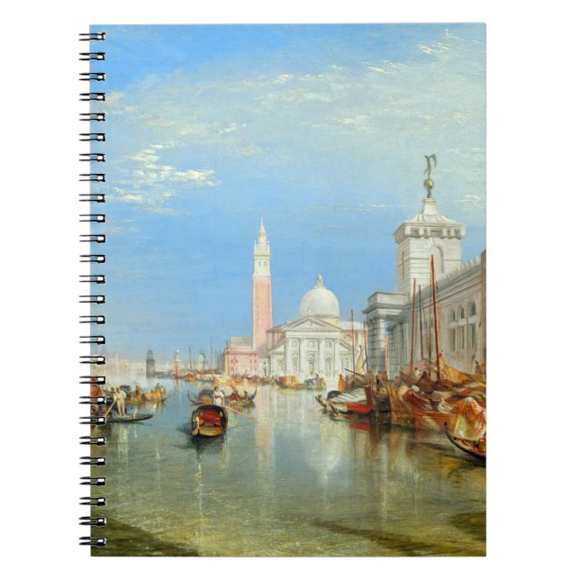 William Turner - Venice, The Dogana & San Giorgio Notebook (Front)