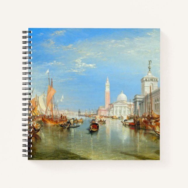 William Turner - Venice, The Dogana & San Giorgio Notebook (Front)