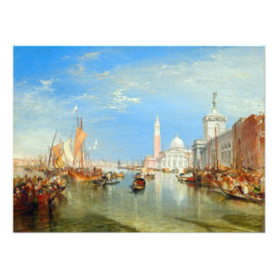 William Turner - Venice, The Dogana & San Giorgio Photo Print