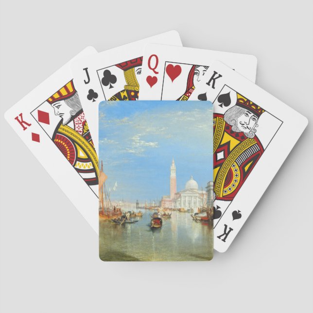 William Turner - Venice, The Dogana & San Giorgio Playing Cards (Back)