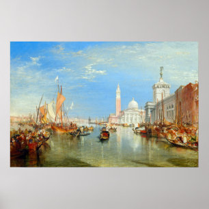 William Turner - Venice, The Dogana & San Giorgio Poster