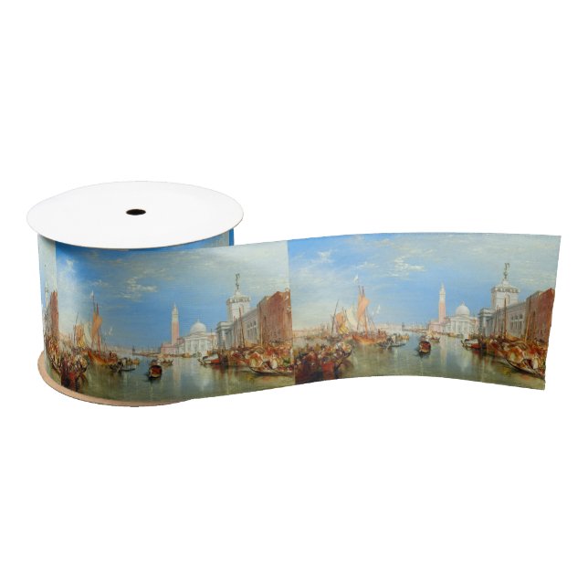 William Turner - Venice, The Dogana & San Giorgio Satin Ribbon (Spool)