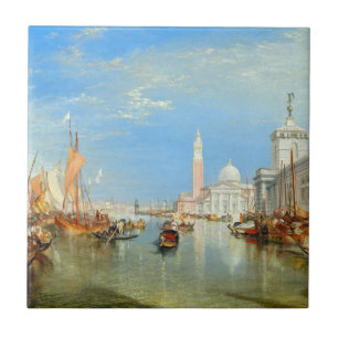 William Turner - Venice, The Dogana & San Giorgio Tile