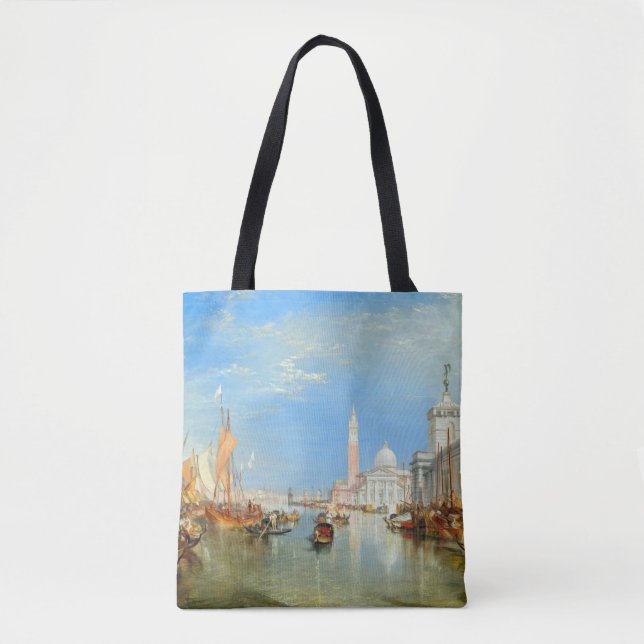 William Turner - Venice, The Dogana & San Giorgio Tote Bag (Front)
