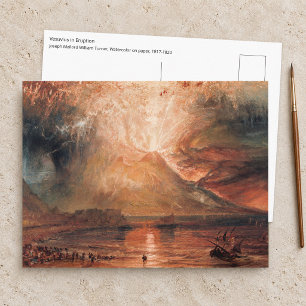 William Turner - Vesuvius in Eruption Postcard