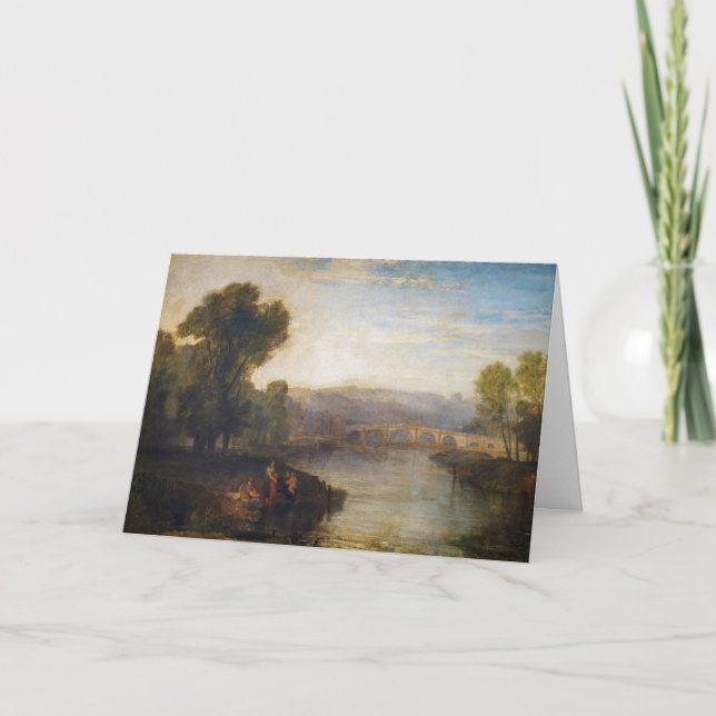 William Turner - View of Richmond Hill and Bridge Card (Front)