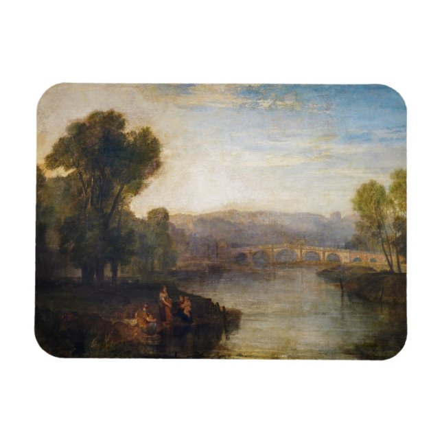William Turner - View of Richmond Hill and Bridge Magnet (Horizontal)