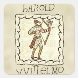 William vs Harold Square Sticker