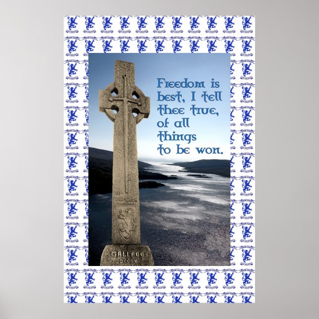 William Wallace Monument Robroyston Peace Poster (Front)