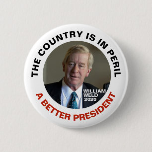 William Weld A Better President 6 Cm Round Badge