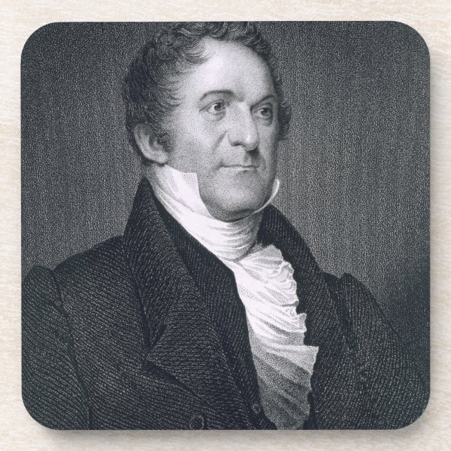 William Wirt (engraving) Coaster (Front)