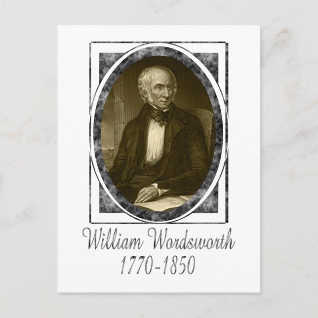 William Wordsworth Postcard (Front)