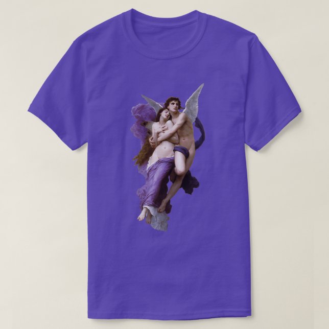 WilliamAdolphe Bouguereau The Abduction of Psyche T-Shirt (Design Front)