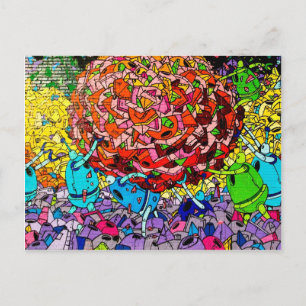 Williamburg Graffiti Art Postcard