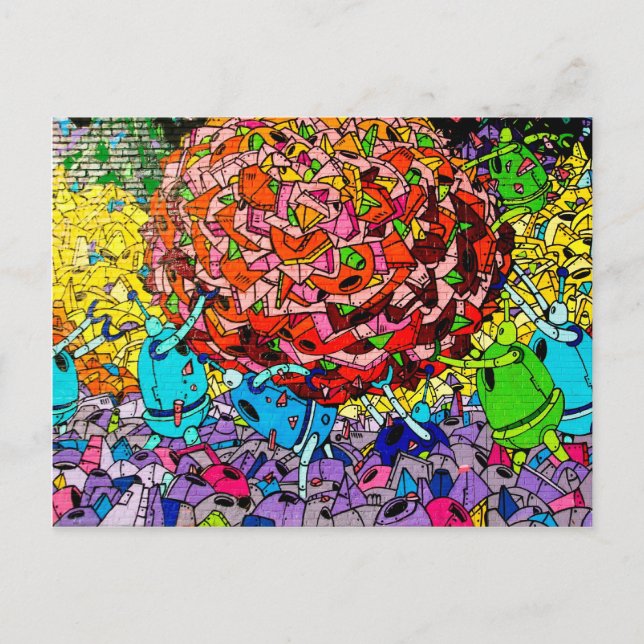 Williamburg Graffiti Art Postcard (Front)