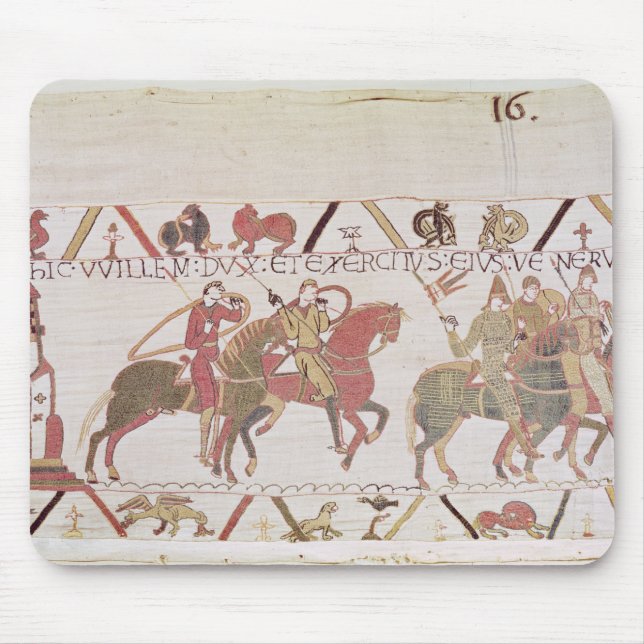 William's  army going to Mont Saint-Michel Mouse Mat (Front)