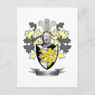 Williams Coat of Arms Postcard