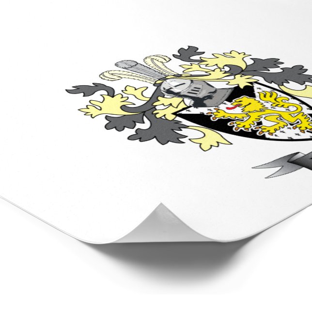 Williams Coat of Arms Poster (Corner)