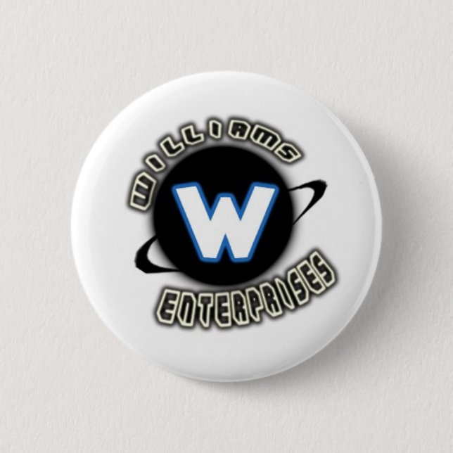 Williams Enterprises logo 6 Cm Round Badge (Front)