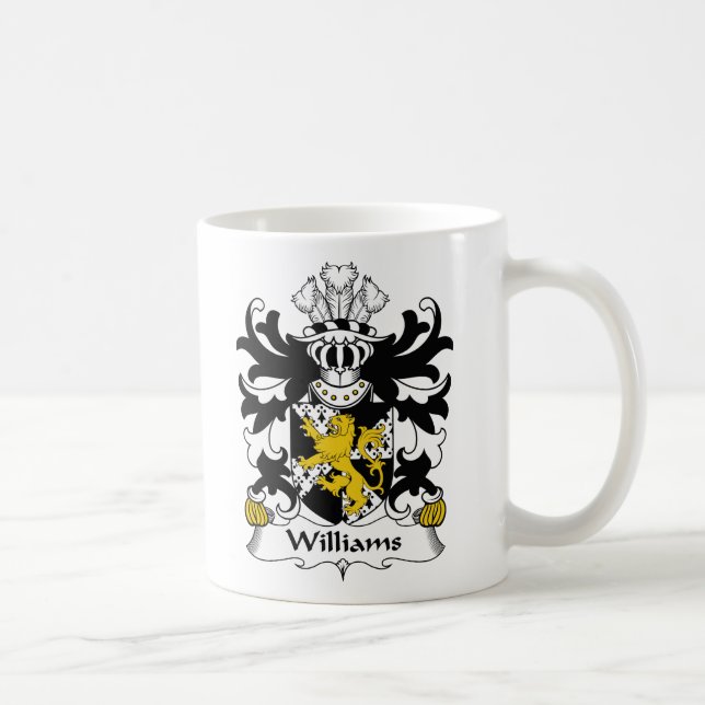 Williams Family Crest Coffee Mug (Right)