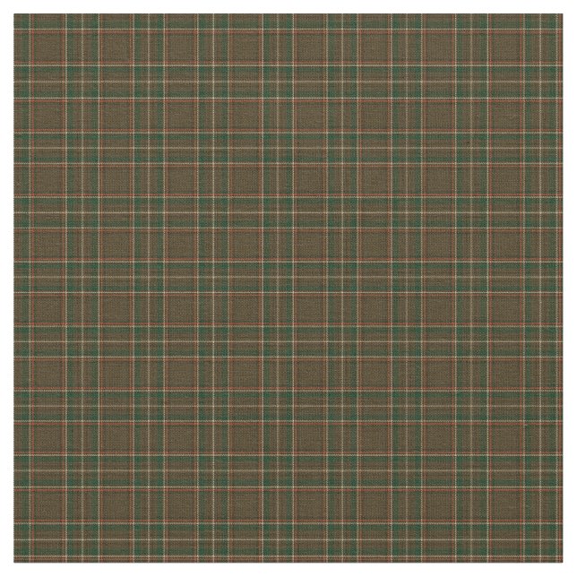 Williams Family Plaid Tartan Pattern Fabric (Close Up)