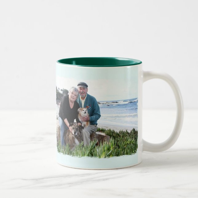 Williams Foxy and Corky Photo 3 Two-Tone Coffee Mug (Right)