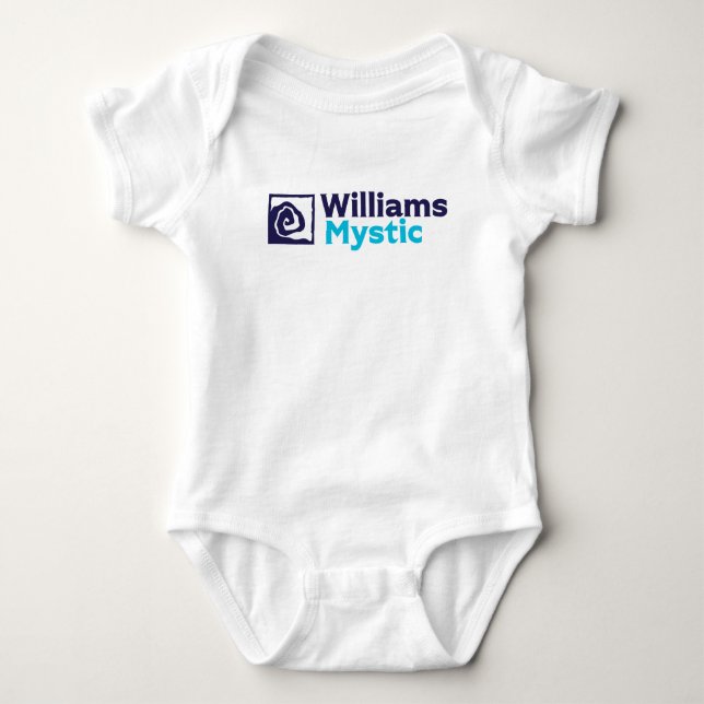 Williams-Mystic logo baby bodysuit (Front)