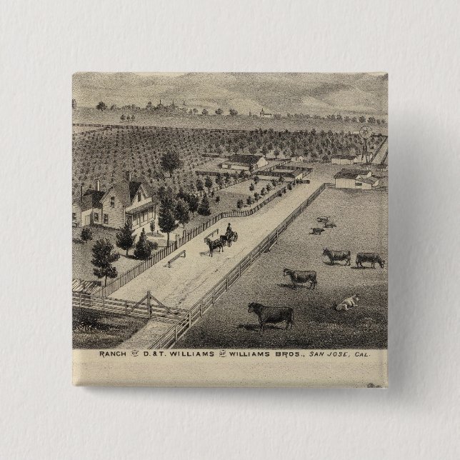 Williams Ranch, Goodrich Quarry 15 Cm Square Badge (Front)