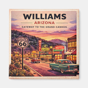Williams Route 66 Grand Canyon Fridge Decor Gift Magnet