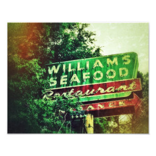 Williams Seafood Sign