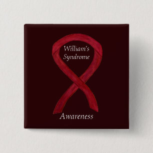 William's Syndrome Custom Awareness Ribbon Pins