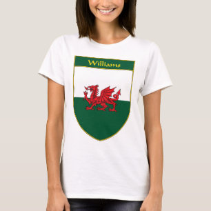 Williams Welsh Flag Shield T-Shirt