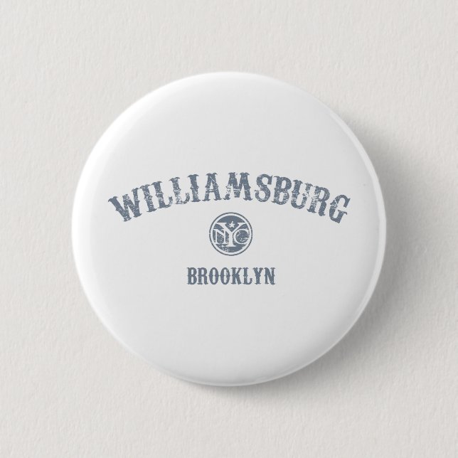 Williamsburg 6 Cm Round Badge (Front)