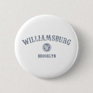 Williamsburg 6 Cm Round Badge