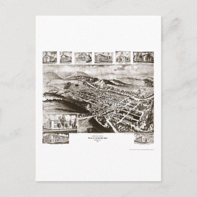 Williamsburg Blair County Postcard (Front)